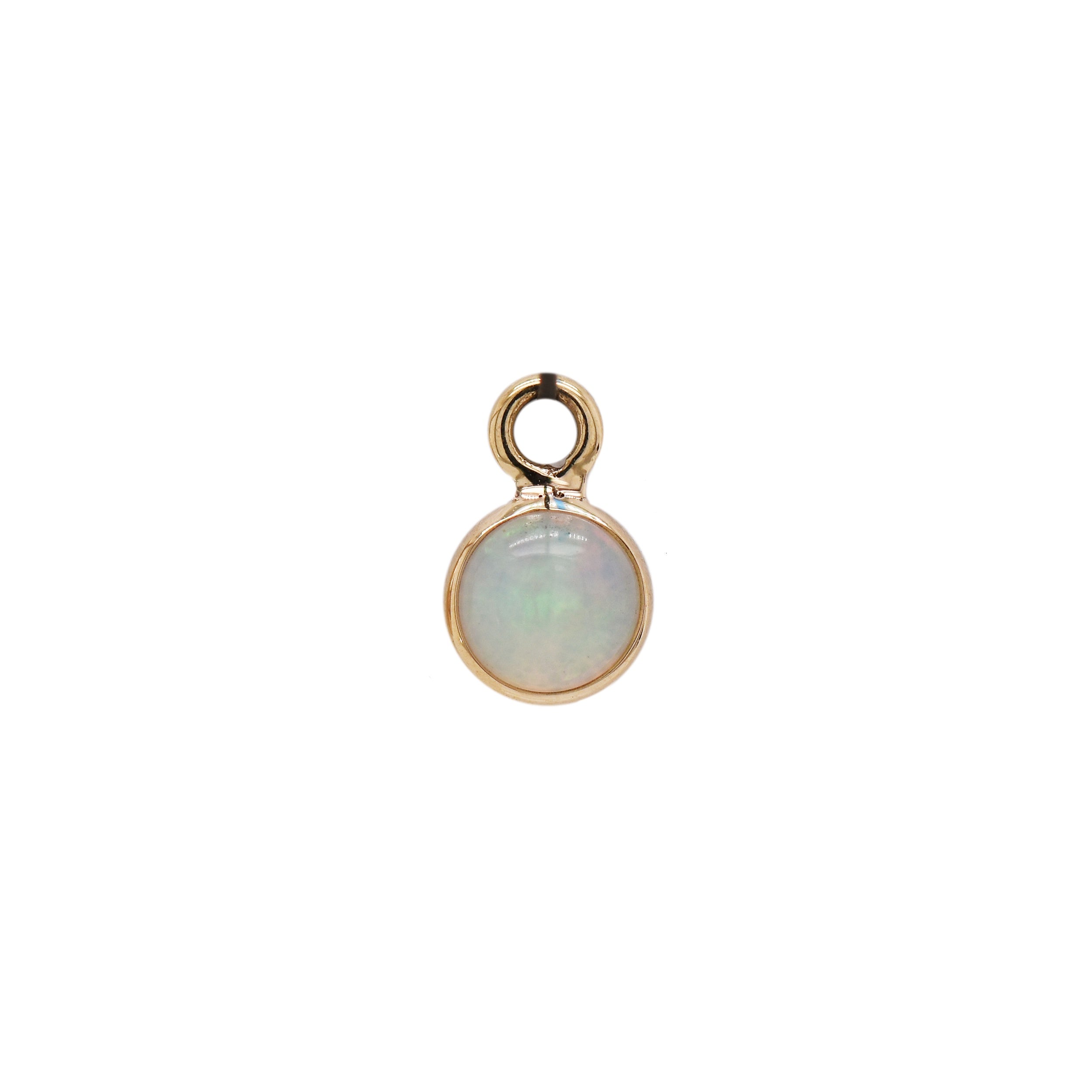 Round on sale gold charm